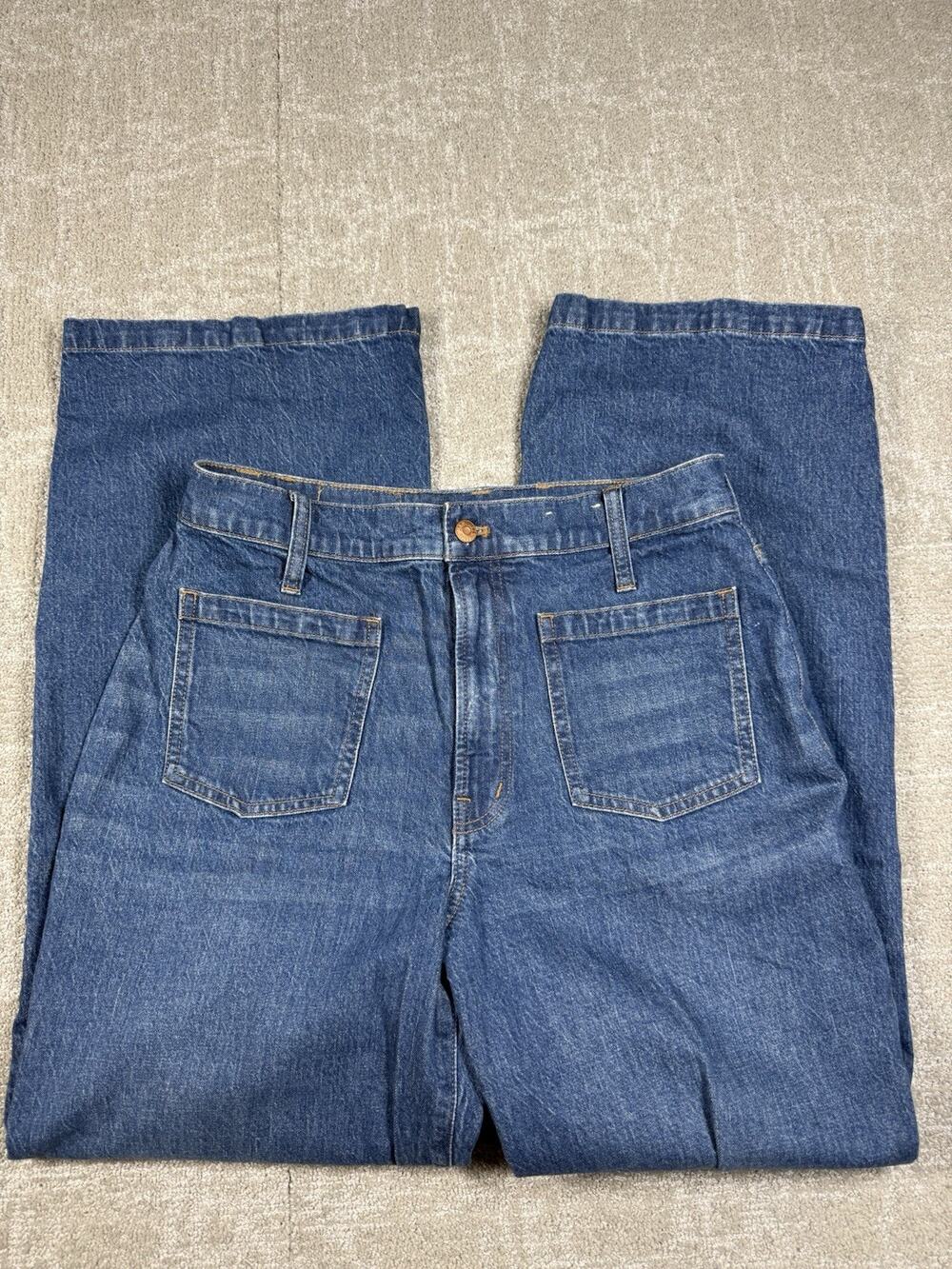 Madewell The Perfect Vintage Wide Leg Jean Size 31